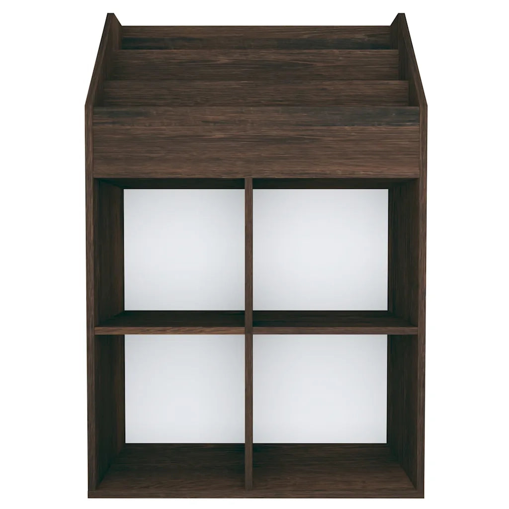Portariviste per Bambini Rovere Fumo 71x30x114 cm Multistrato CFW5136077