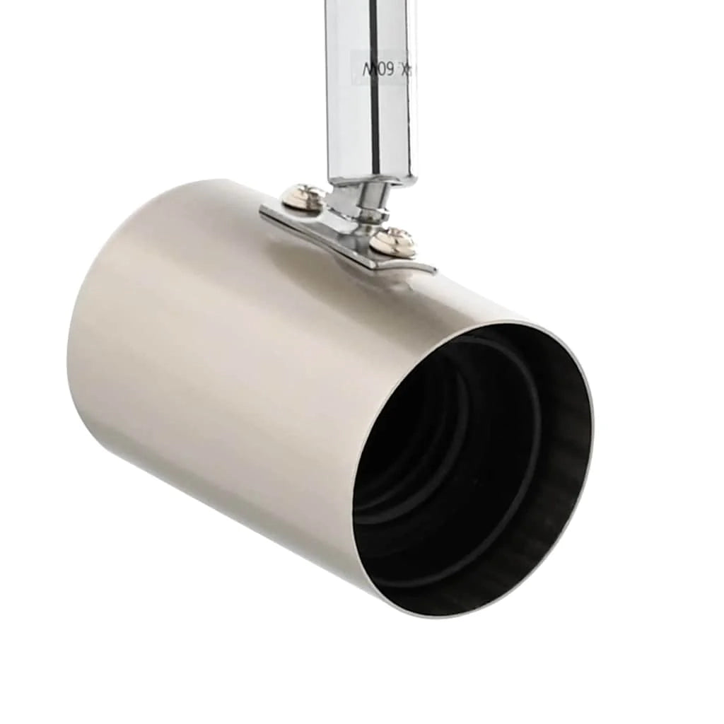 Faretto da soffitto moderno orientabile per interni 73 x 6,5 x 11,5 cm metallo nichelato 02_0058298
