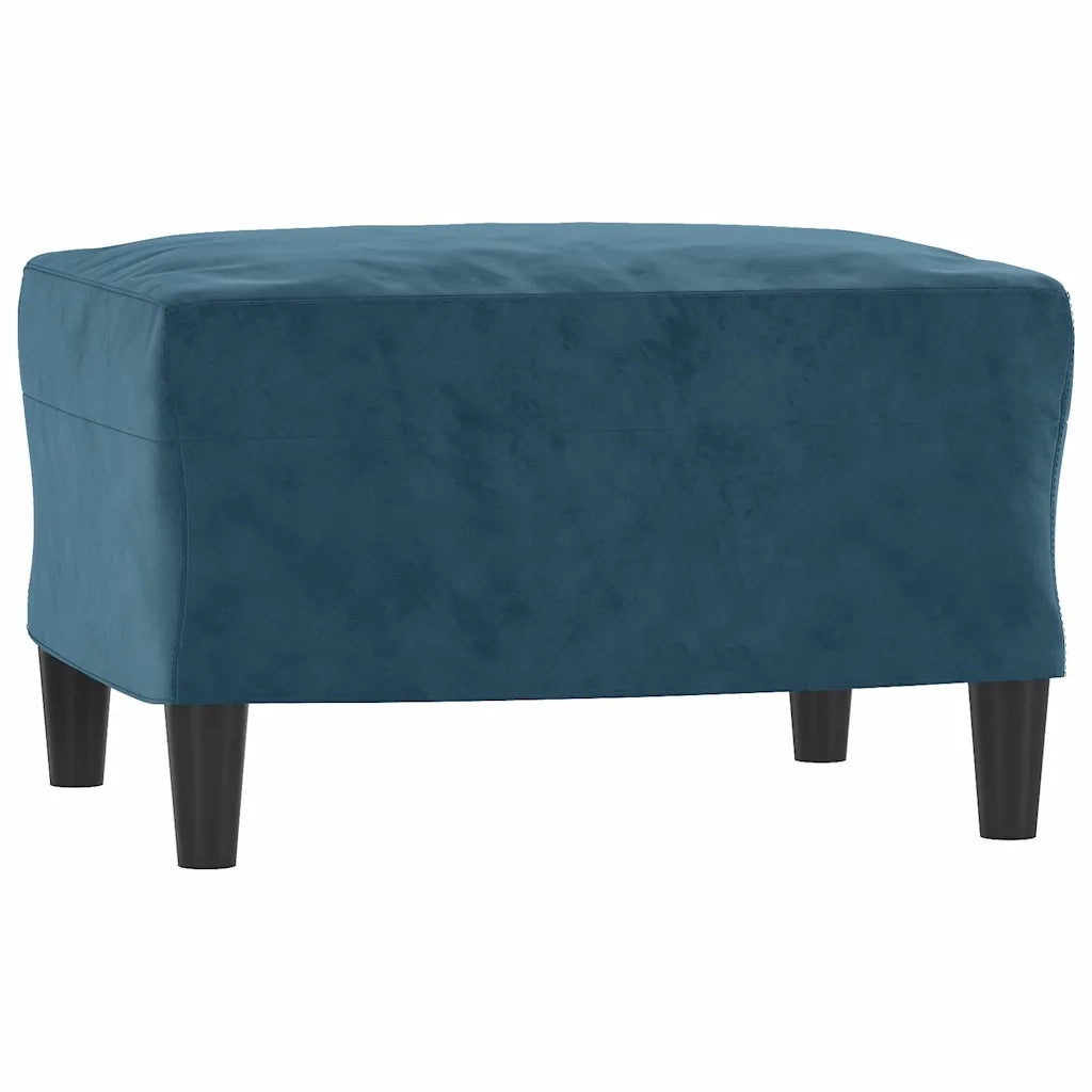 Set di Divani 3 pz Blu in Velluto 3201993