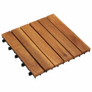 Piastrella per Decking 20 pcs Marrone 30 x 30 cm 3444687