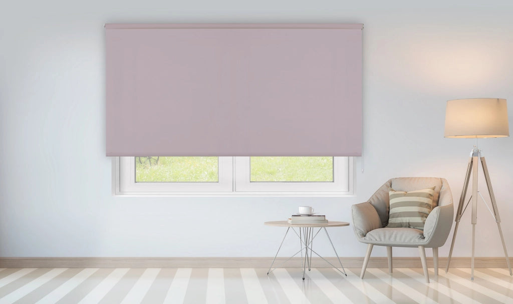 VIEWTEX Tenda a rullo Traslucida Chela Lilla 135 X 250cm - Made in Europe - 5 anni di Garanzia