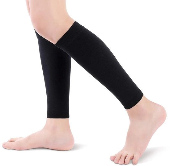 Compressi per gambe 20-30 mmHg - Compressi senza calze - Supporto per affaticamento muscolare - Miglioramento della circolazione sanguigna - Protezione contro i crampi muscolari - Riduzione dell'edema - Compressi a molla