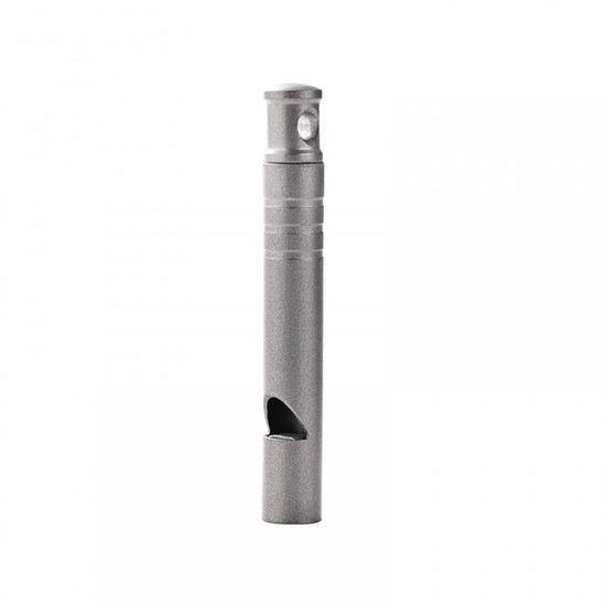Flauto portatile 120 dB - Flauto in titanio - Chiave portatile leggero - Flauto da allenamento portatile - Portatile - Resistentente allo scudo e corrosione resistente