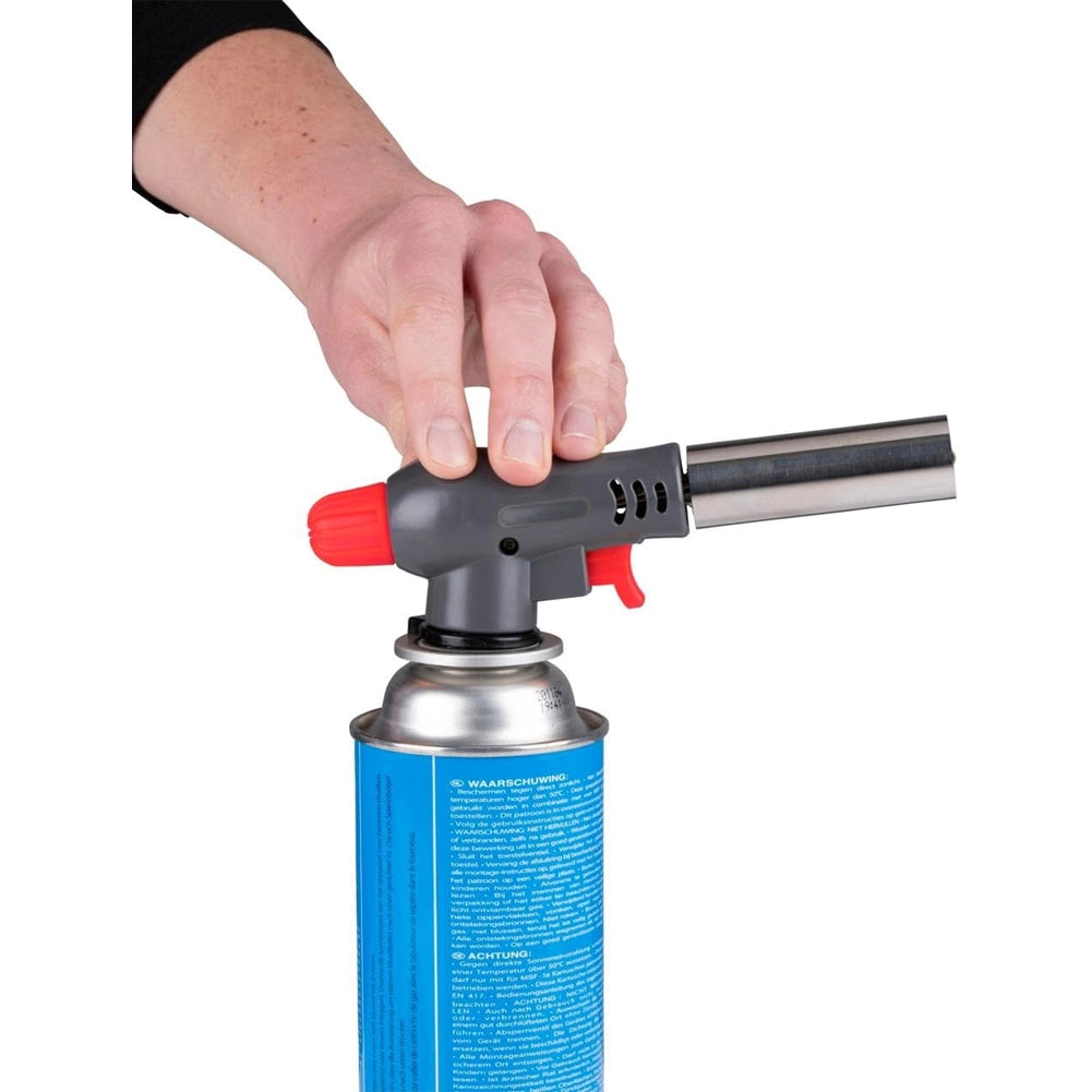 Bruciatore a Gas Butano con Valigetta 20,5x7,5x17,5cm Fiamma Regolabile All Ride