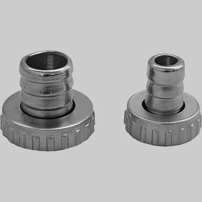 PORTAGOMMA CON GHIERA OTTONE  1/2     MADE IN ITALY