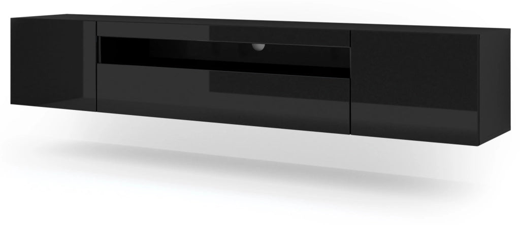 MOBILE PORTA TV AURA 200 NERO LUCIDO