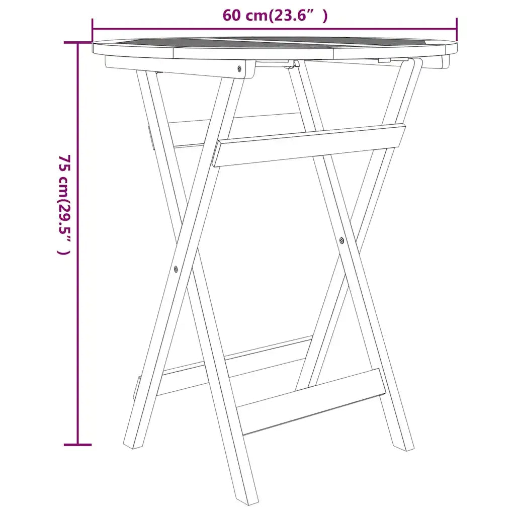 Set da Pranzo per Giardino 3 pz | Set Salotto da Giardino in Legno Massello di Teak