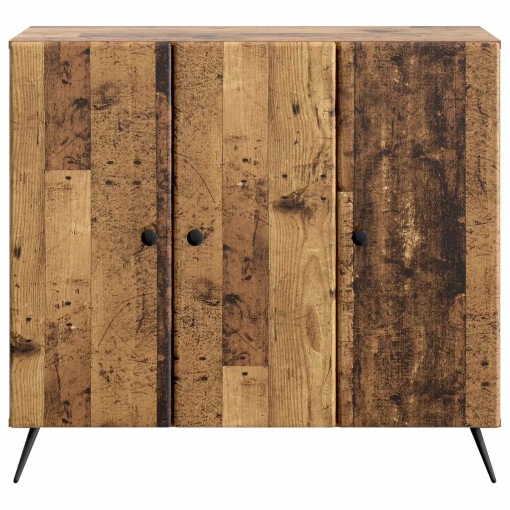Credenza | Madia | Buffet da pranzo | Armadio da pranzo Legno antico 89 x 34,5 x 80 cm Legno ingegnerizzato