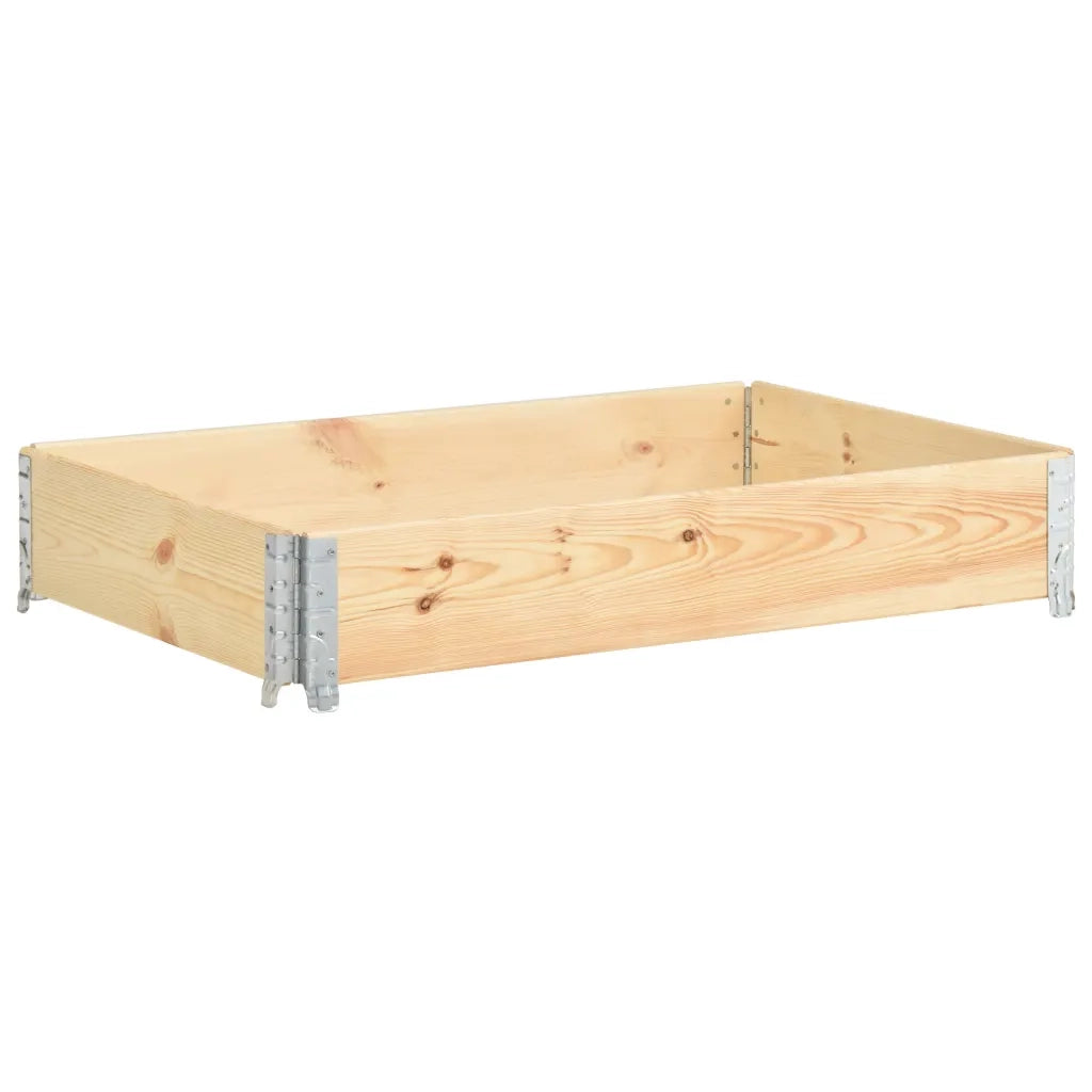 Collare per Pallet 80x120 cm in Legno Massello di Pino CFW1481091