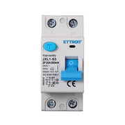RCCB Interruttore Differenziale Puro Tipo A 1P+N 2M 6000A 300mA 25A AC 230V IP20 IEC61008-1