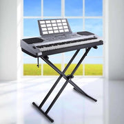Sostegno per tastiera - Piastra per tastiera portatile - Altezza regolabile - Stile X - Adatto per 61 o 88 tasti - Per musicisti