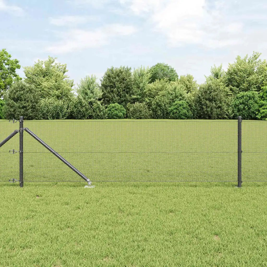 Palo della recinzione Grigio 100 x 0,6 m (rete 12 x 12 mm)