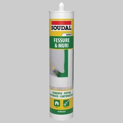 SILICONE ACRILICO SOUDAL 300 ML GRIGIO - 1 pezzi - Idroweb