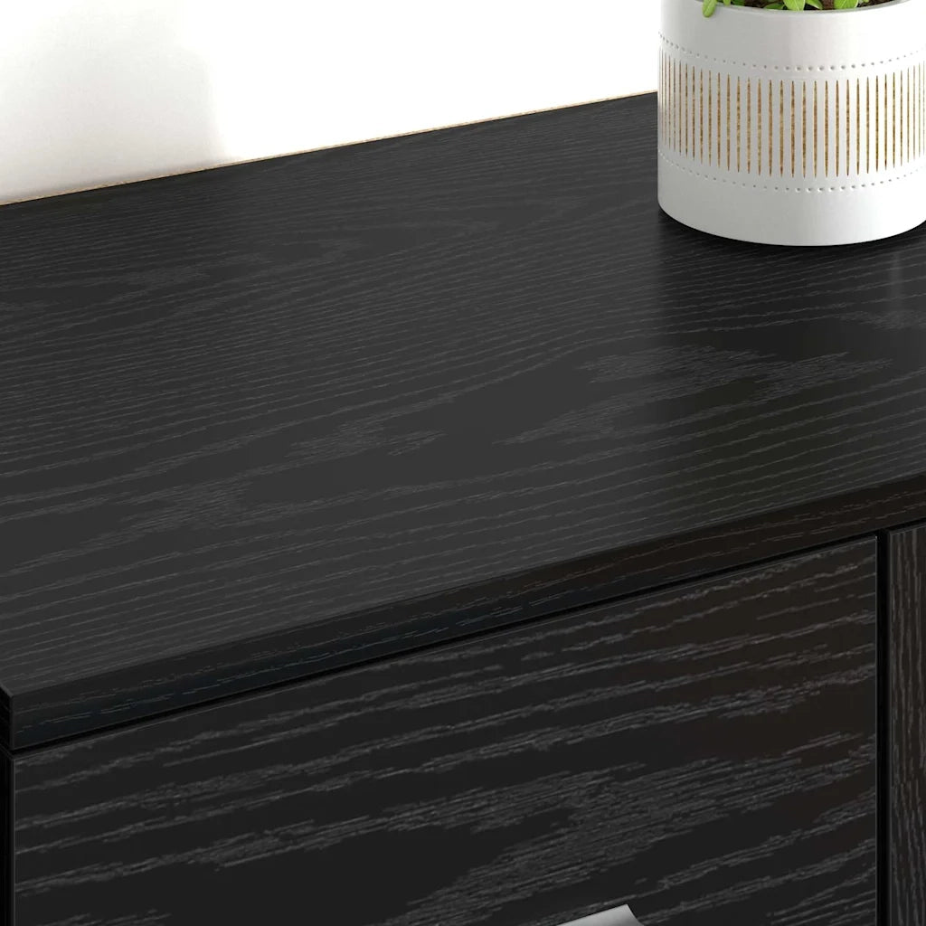 Credenza | Sideboards Corona 2 pcs Rovere Nero 59 x 39 x 80 cm