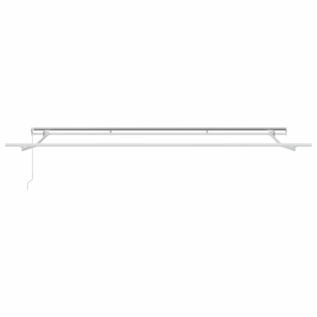 Tenda da Sole | Tenda Retrattile Bianco 400 ¡Á 300 cm Poliestere e Alluminio