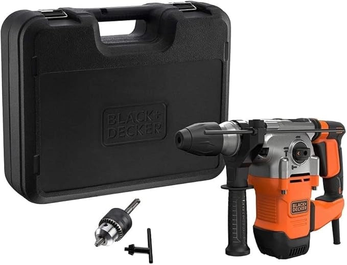 Tassellatore sdsplus 3modalità 1250w due mandrini + punte e scalpelli BEHS03K