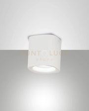 SMOOTH SPOT BIANCO 1 LUCE ATTACCO GU10 IP44 IN ALLUMINIO