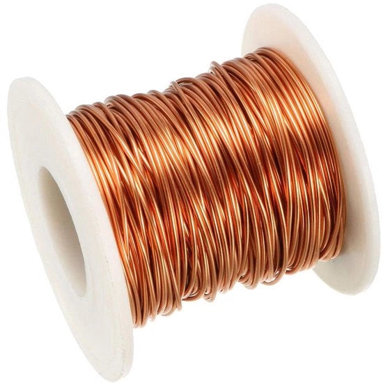 Filato di rame elettrosmaltato 0,8 mm di diametro 165 cm di lunghezza per applicazioni magnetiche