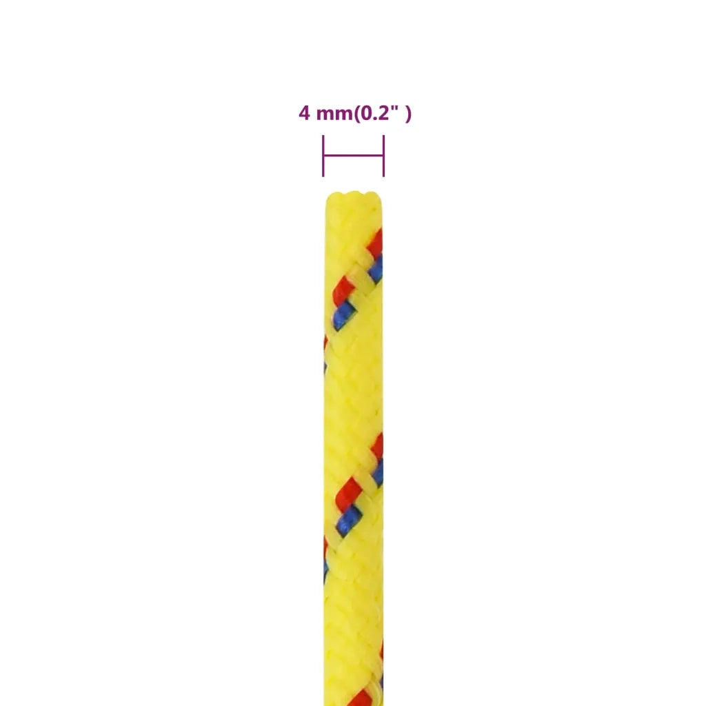Corda per barca Gialla 4 mm 500 m in Polipropilene 152596
