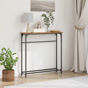 Tavolo consolle con lo scaffale Legno vecchio 75 x 19,5 x 75 cm 863503