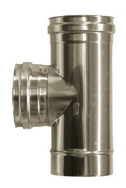 Canna fumaria parete doppia coibentata inox raccordo t 90   dn 250/300