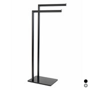 PIANTANA PORTA ASCIUGAMANI MOD. ZERO METAFORM- Nero cm 18 x h. 78 x 33- METAF- pezzi 1