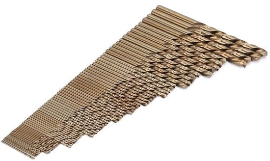 Set di punte per trapano 74 pezzi M35 - Set di punte HSS-CO - Punta per acciaio inossidabile - Punta per ghisa - Punta per acciaio - Alta durezza, resistente all'usura
