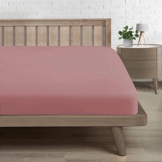Coprimatrasso a microfibra 30 cm - Rosso Scuro - 180x190 e 160x200 - Copertura matrasso confortevole e respirante