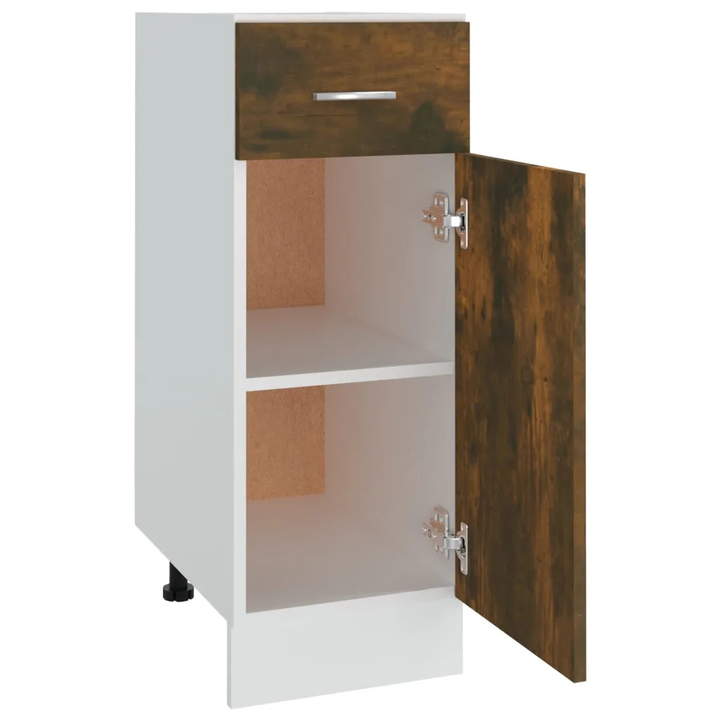 Mobile con Cassetto “Lyon” Rovere Fumo 30x46x81,5 cm 815567