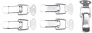 Set di Viti 5 pezzi - Viti adattabili - Acciaio inossidabile - Fermo cassa attacco - Facile da installare - Lunghezza 8 cm - Cerniera a scorrimento