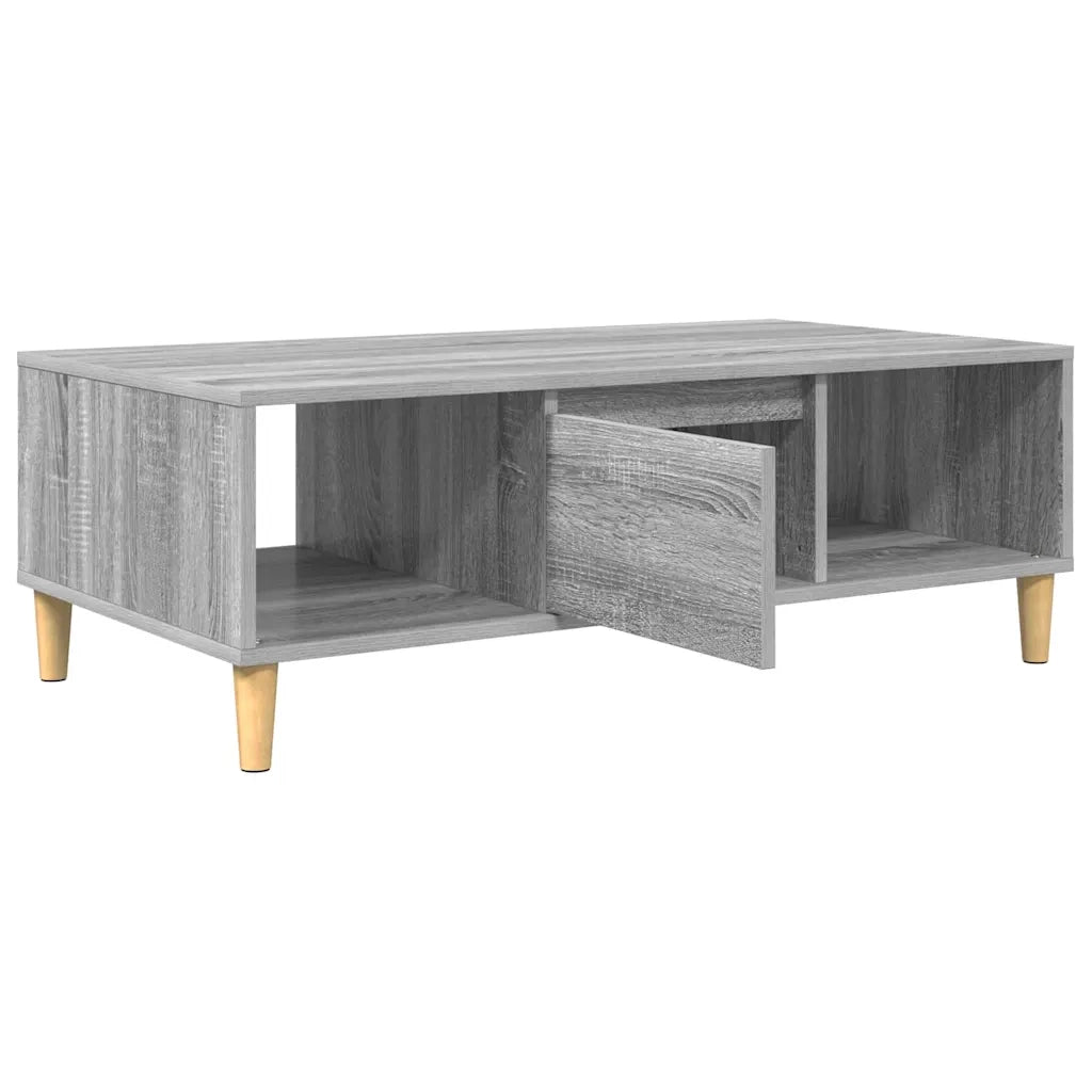Tavolino da Salotto-Tavolino da soggiorno-Tavolo Grigio Sonoma 103,5 x 60 x 35 cm