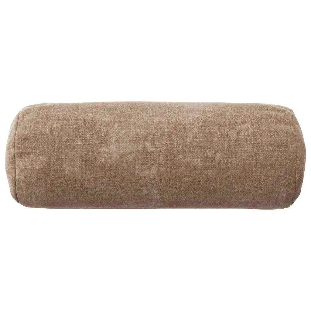 Federa 6 pz HEERLEN Marrone Ø 15 x 40 cm Tessuto Chenille 923290