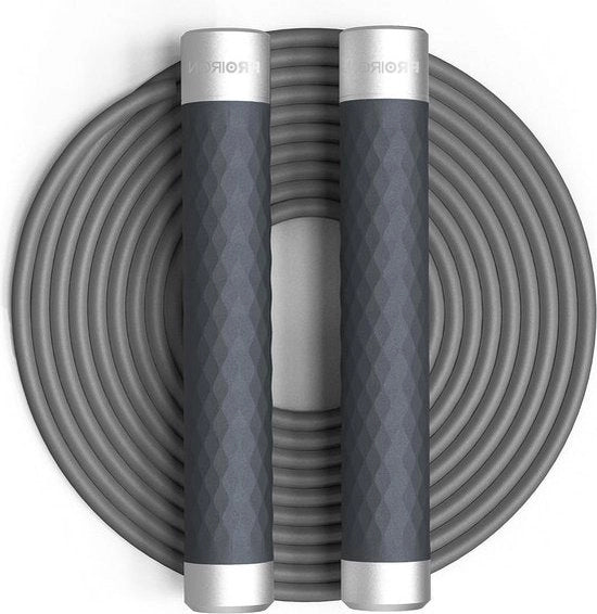 Touw per Springen - Peso 1 libbra - Lega di Alluminio - 7 mm - Pesante - Adulti - Donne - Uomini - Esercizio - Boxe - Fitness - Regolabile