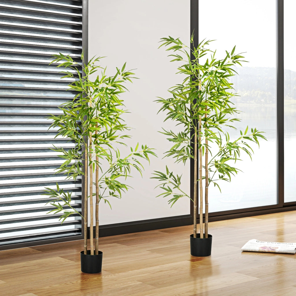 Pianta artificiale bamb¨´ ¨C Minimal ¨C 180 cm con vaso