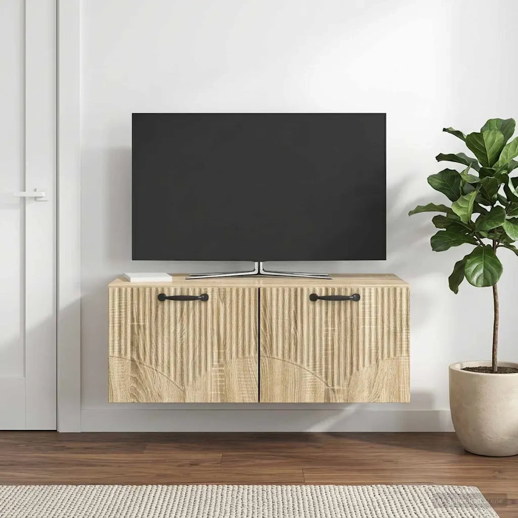Mobile Porta TV da Muro Rovere Sonoma 78,5 x 41 x 30 cm 899027