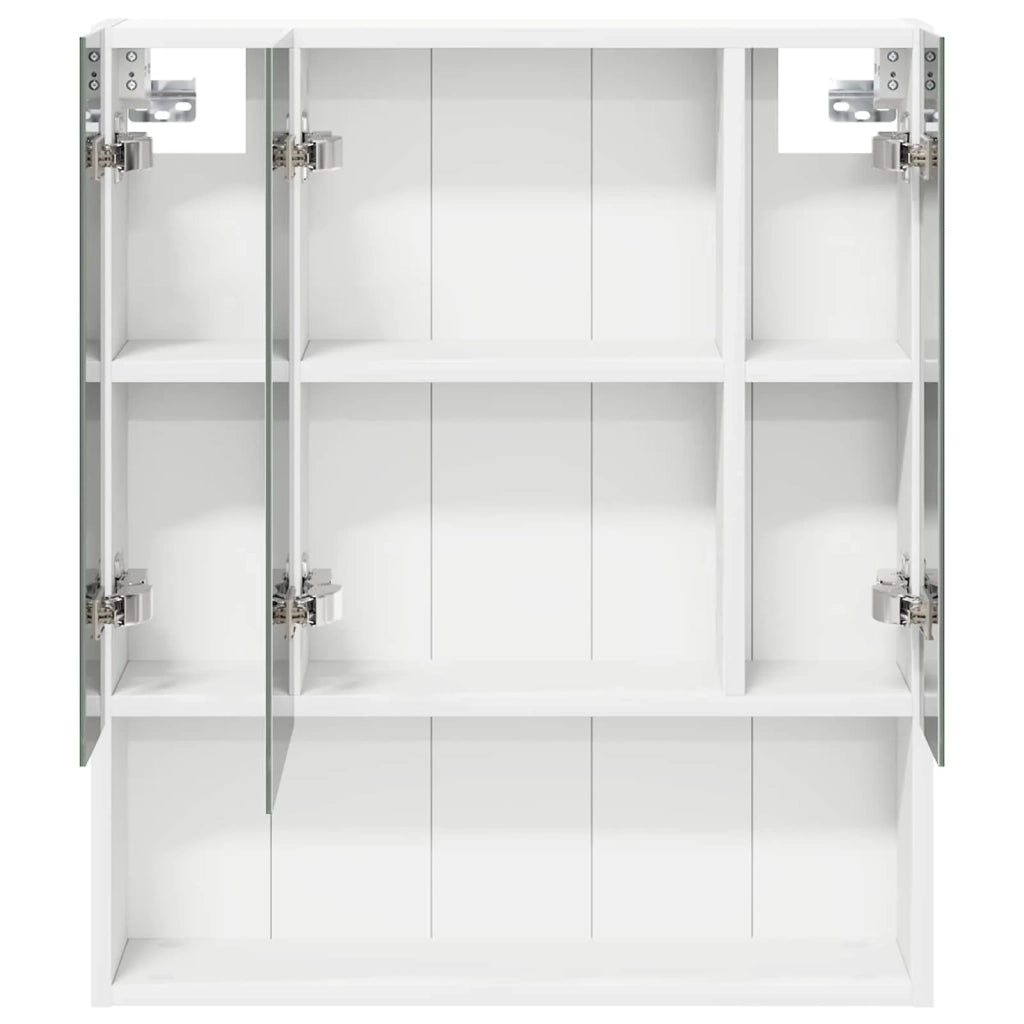 Mobiletto per specchio da bagno Bianco 60 x 14.5 x 70 cm 889183