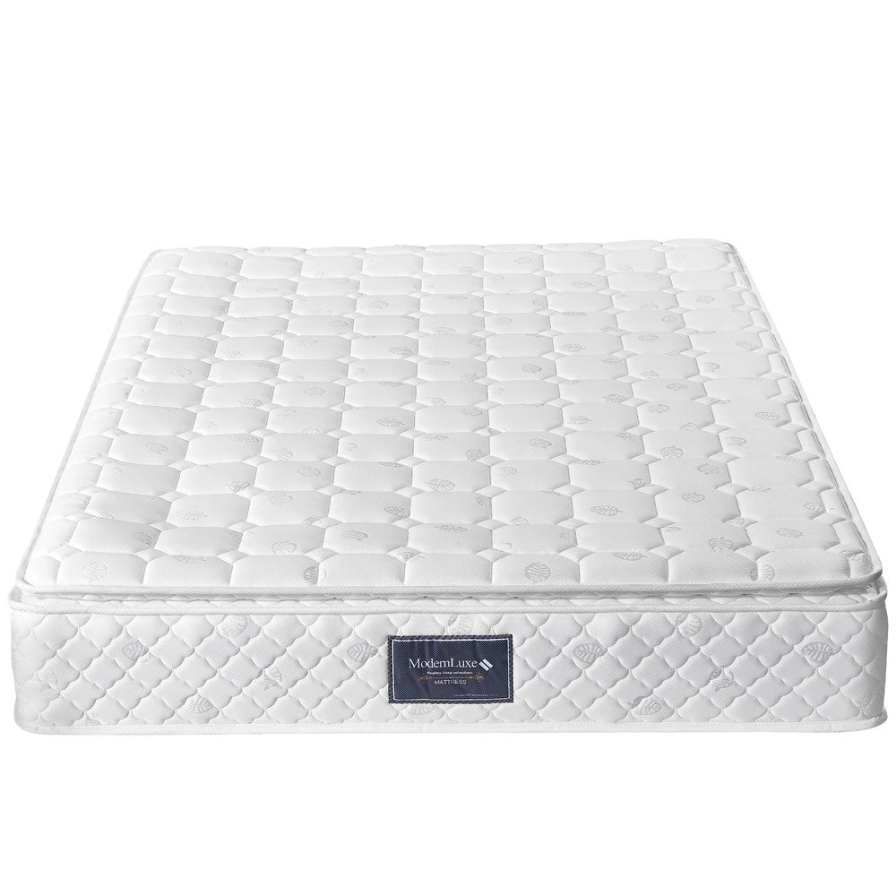 Letto Contenitore Imbottito con LED ¨C Xylo ¨C Similpelle Bianco, 160x200, con Materasso