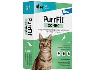 PURRFIT COMBO PER GATTI E FURETTI- - confezione da 6 pipette - 10 pezzi