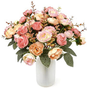 Fiori artificiali di rosa per decorazione - 21 capi, 2 pezzi