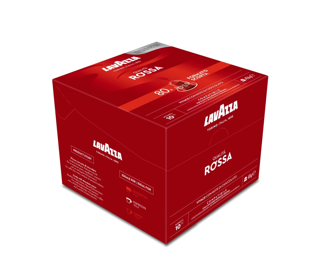 Lavazza Capsule Compatibili Nespresso Qualità Rossa, 80 Capsule