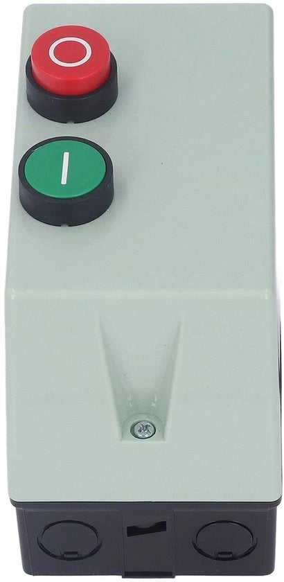 Motorstarter 3-fasi - Doppio utilizzo - Impostazione facile - Protezione intelligente - Protezione contro sovraccarico - Adatto per compressori d'aria - Interruttore di alimentazione per motori