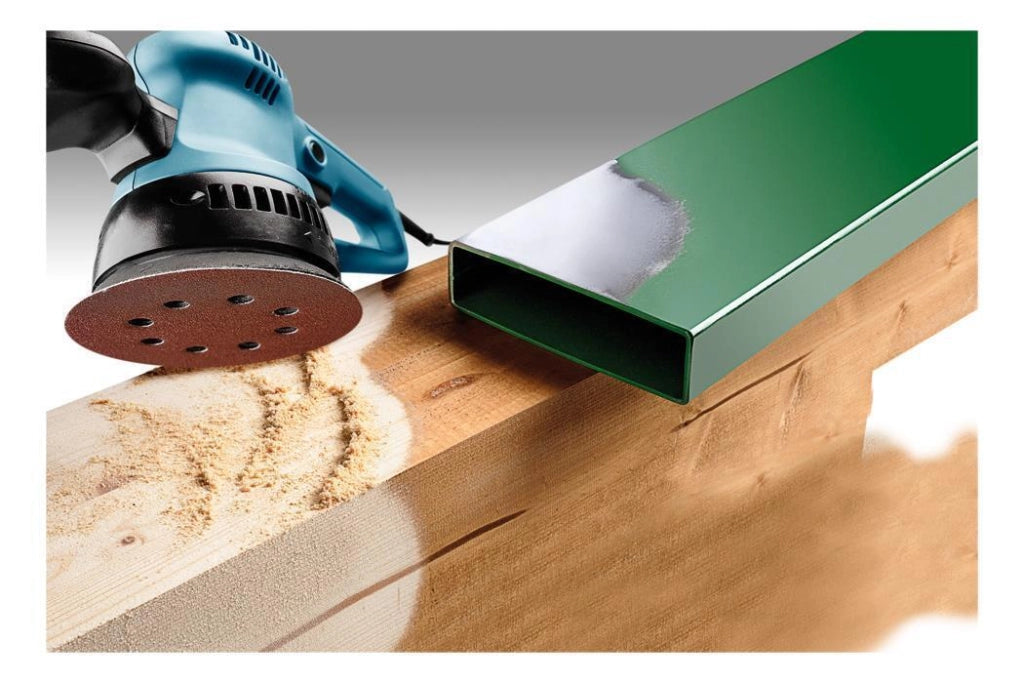 KWB 491918 Disco Abrasivo Quick Stick per Levigatrice Orbitale 125 mm Grana 180 8 Fori 5 pezzi colore Marrone