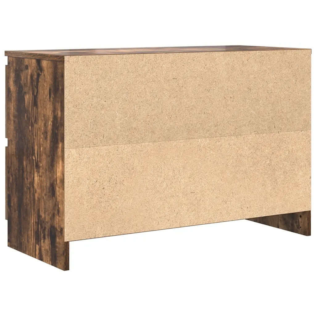 Mobile TV Rovere Fumo 80x35x54 cm in Legno Multistrato 861791