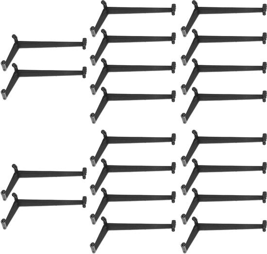 Set di supporti per piante da 20 - Supporto resistente alle intemperie - Sostegno per piante in plastica duratura - Manutenzione della vegetazione - Flessibile e stabile - Supporto ottimale per la crescita delle piante