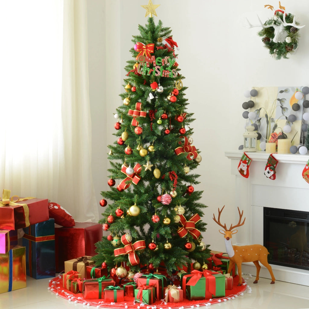 Albero di Natale Artificiale con Supporto ¨C Xylo ¨C 210cm 865 Rami Verde