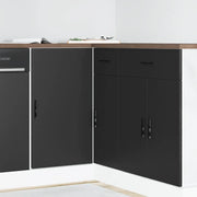 Mobile Base Lavello “Lyon” Nero in Legno Multistrato 854290