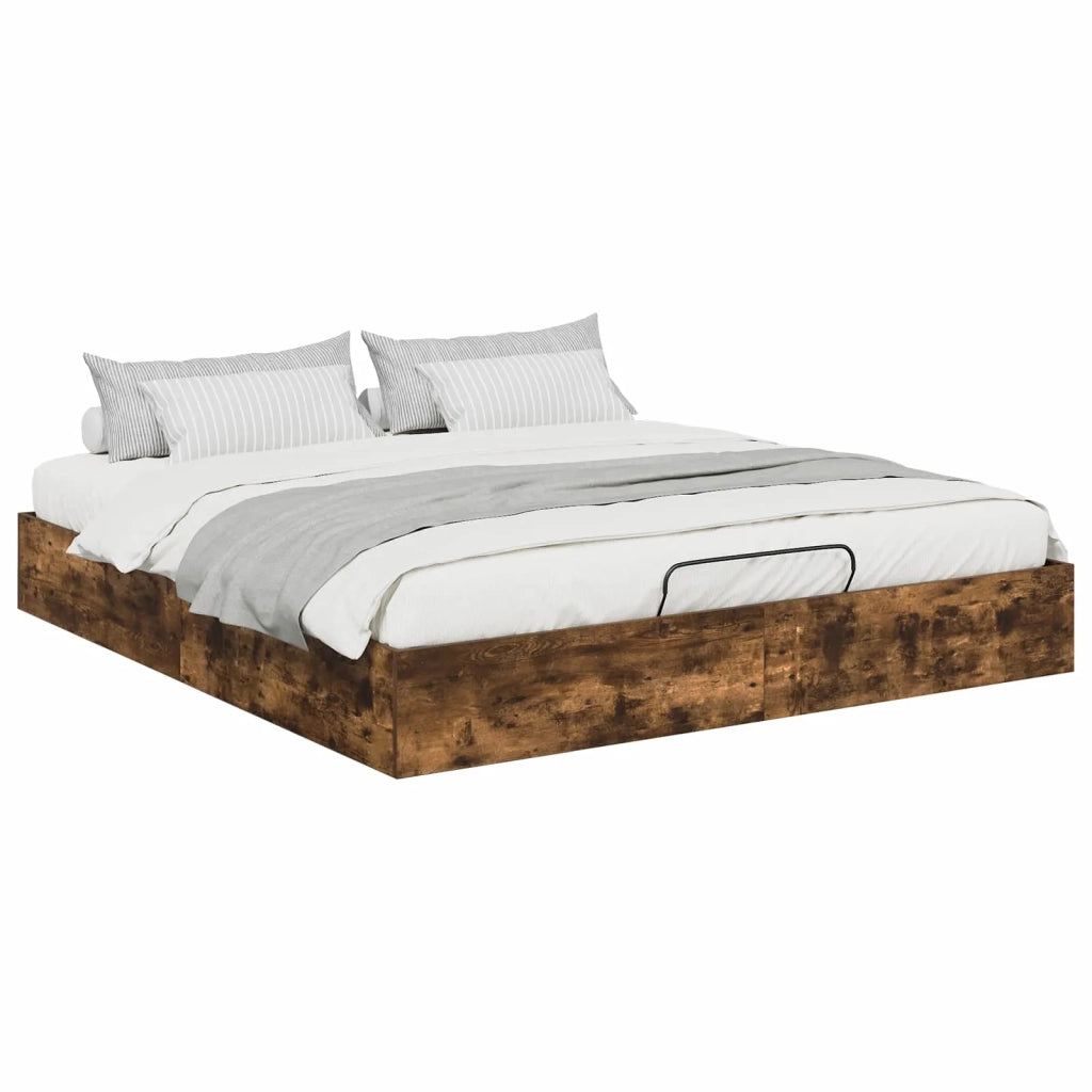 Letto ottomano Quercia Affumicata 203 x 180 x 25 cm 3409209