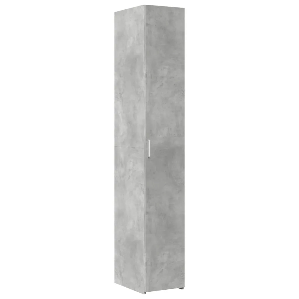 Credenza Grigio Cemento 30x42,5x185 cm in Legno Ingegnerizzato 3281395