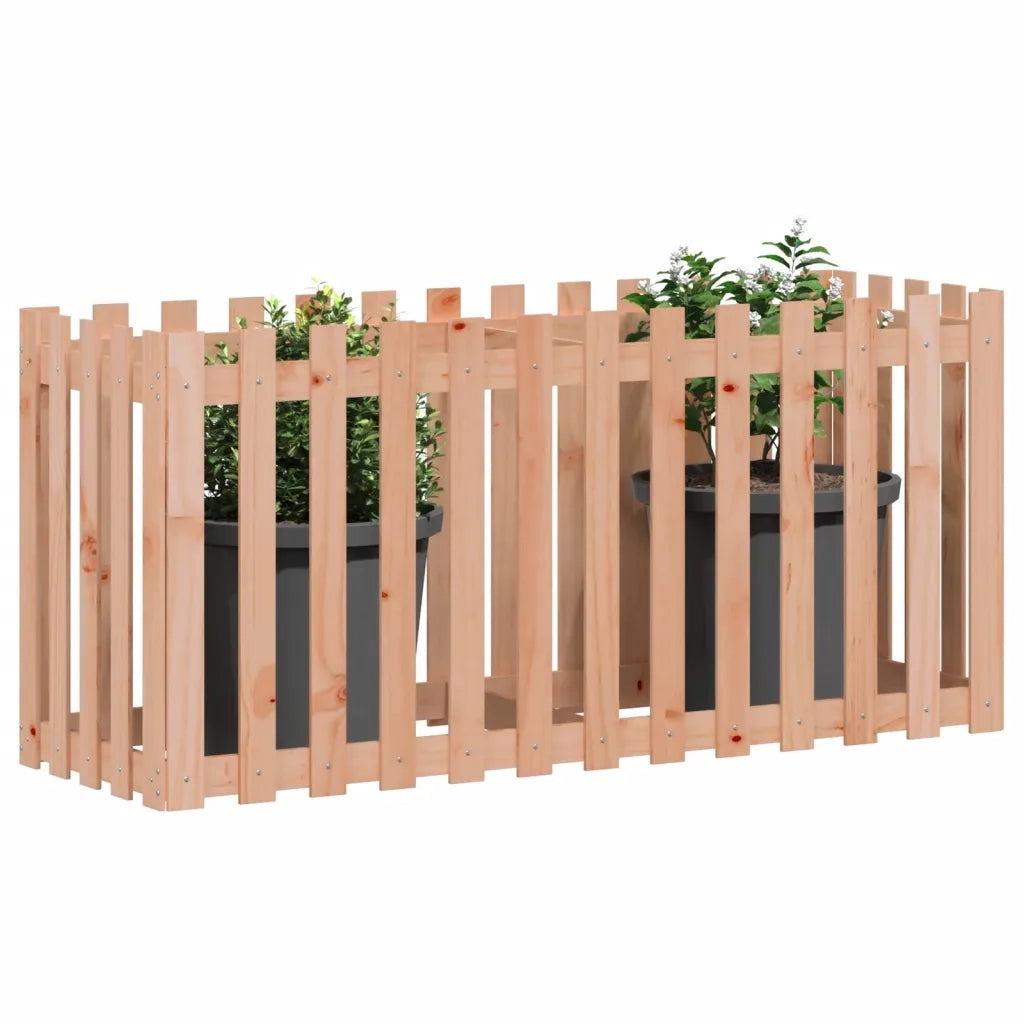 Fioriera Rialzata Giardino-Vaso da Esterno-Supporto per Vaso Recinzione 150x50x70cm Legno Douglas