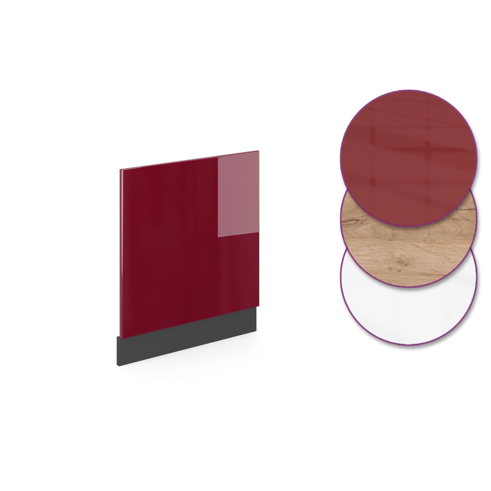 Vicco Mobili da cucina Rosso 60 cm Senza piano di lavoro